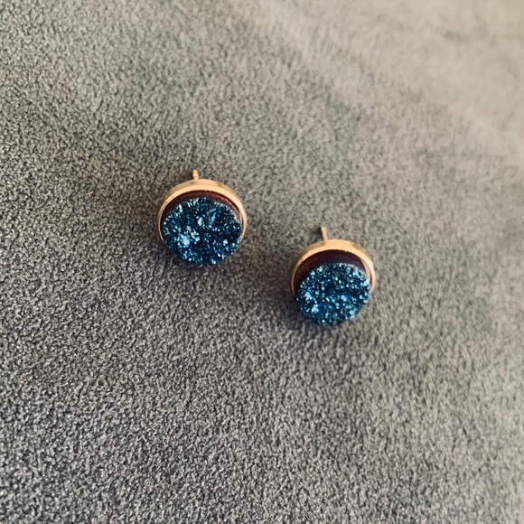JaxKelly Jewelry - JaxKelly Blue Stone Earrings